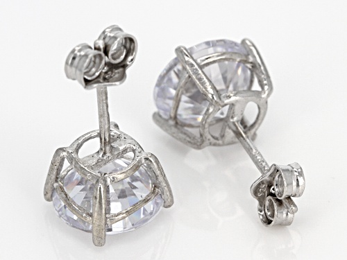 Bella Luce® 11.29ctw Rhodium Over Sterling Silver Ring and Earrings