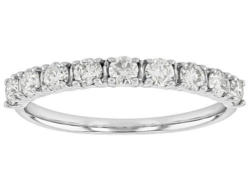 MOISSANITE FIRE® 0.66CTW DEW ROUND BRILLIANT PLATINEVE® SET OF 2 RINGS - Size 7
