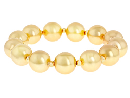 Off Park® Collection, Golden Pearl Simulant Gold Tone Stretch Bracelet Set of 4
