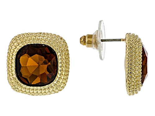 Off Park® Collection, Multi-Color Crystal Gold Tone Set of 6 Earrings