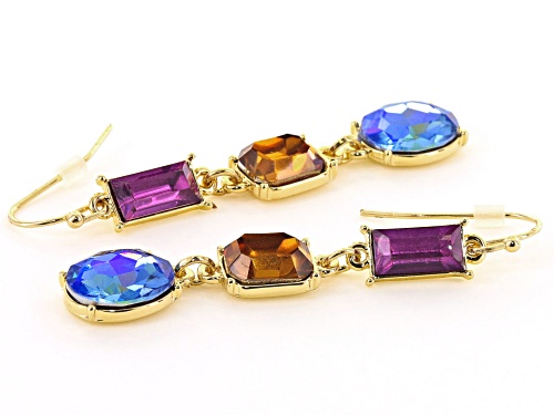 Off Park ® Collection Multicolor Crystal Gold Tone Necklace And Earring Set