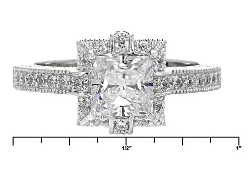 Pre-Owned Vanna K ™ For Bella Luce ® 3.35ctw Platineve® Ring - Size 12