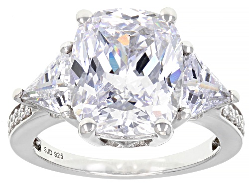 Pre-Owned Charles Winston for Bella Luce® 11.38ctw Diamond Simulant Platinum Over Silver 