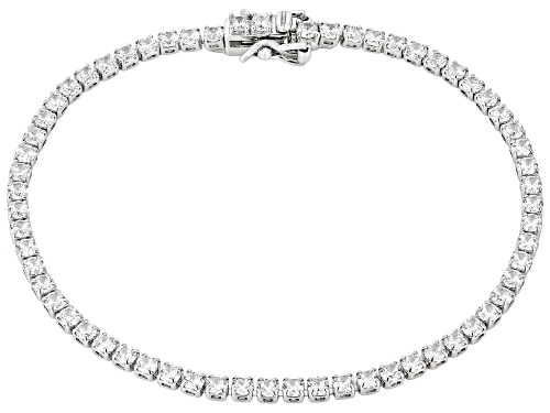Pre-Owned Bella Luce® Ottone 59.97ctw White Diamond Simulant Rhodium Plated Bracelet Set of 4 - Size 8