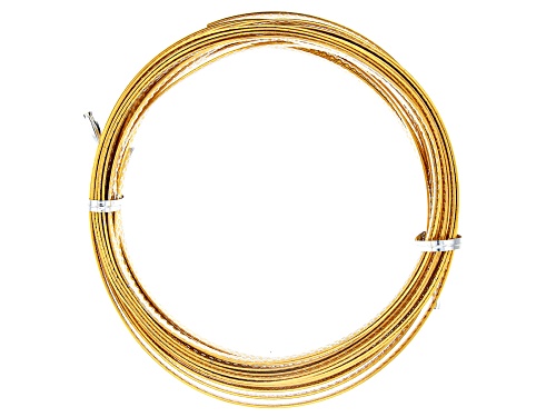 Pre-Owned Aluminum Wire Set of 8 includes 18G Round, Flat Diamond Cut and Flat Smooth in 3 Assorted