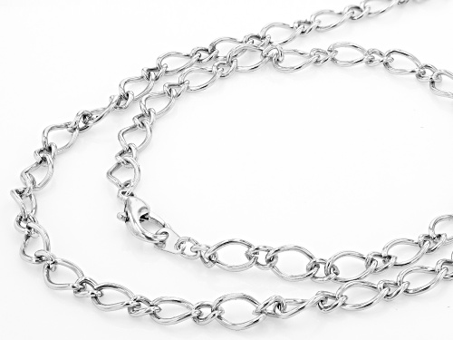 Pre-Owned Off Park ® Collection, Silver Tone 7 Necklaces and 7 Bracelets Jewelry Roll Chain Set