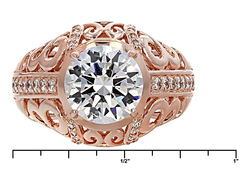 Pre-Owned Vanna K ™ For Bella Luce ® 5.30ctw Eterno ™ Rose Ring With Bands - Size 6