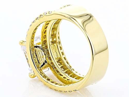 Pre-Owned Charles Winston For Bella Luce® 10.81ctw Diamond Simulant Eterno ™ Yellow Ring (7.71ctw De - Size 8