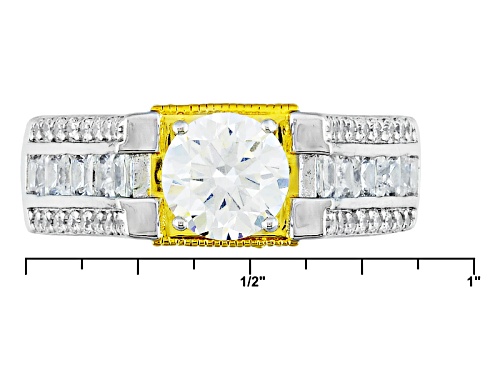 Pre-Owned Vanna K ™ For Bella Luce ® 3.56ctw Platineve ™ And Eterno ™ Yellow Ring (2.44ctw Dew) - Size 11