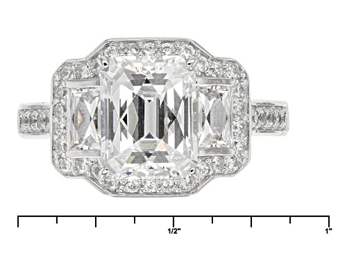 Pre-Owned Tycoon For Bella Luce ® 6.25ctw Platineve® Ring (3.67ctw Dew) - Size 5