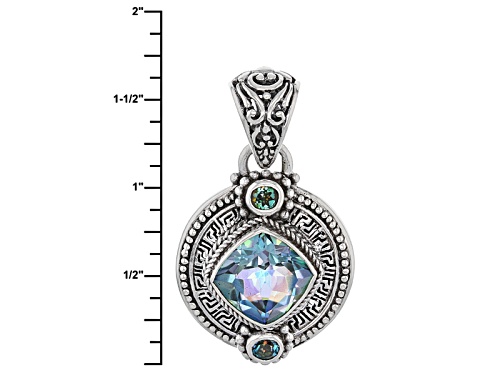 Artisan Gem Collection Of Bali™ 4.70ctw Endless Song™ And River Ride™ Quartz Silver Pendant