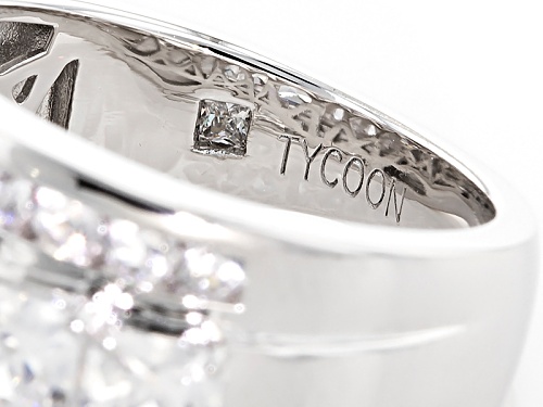 Bella Luce ® 6.81ctw Platineve® Ring Featuring Tycoon Cut ® (4.24ctw Dew) - Size 10
