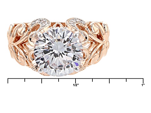Vanna K ™ For Bella Luce ® 6.88ctw Vanna K Cut Round Eterno ™ Ring (4.23ctw Dew) - Size 11
