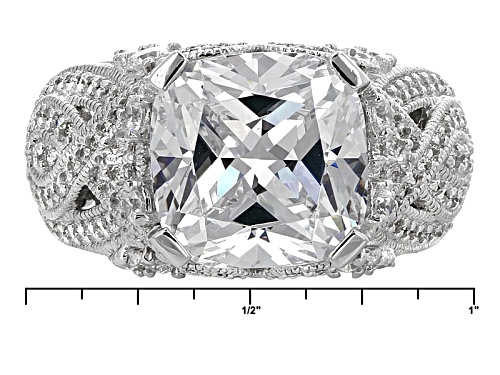 Vanna K ™ For Bella Luce ® 12.39ctw Platineve® Ring (6.39ctw Dew) - Size 5