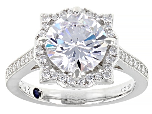 Vanna K™ For Bella Luce® 9.68ctw White Diamond Simulant Platineve® Ring And Earring Set