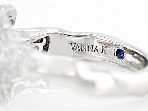 Vanna K™ For Bella Luce® 2.37ctw White Diamond Simulant Platineve® Ring(1.43ctw DEW) - Size 7