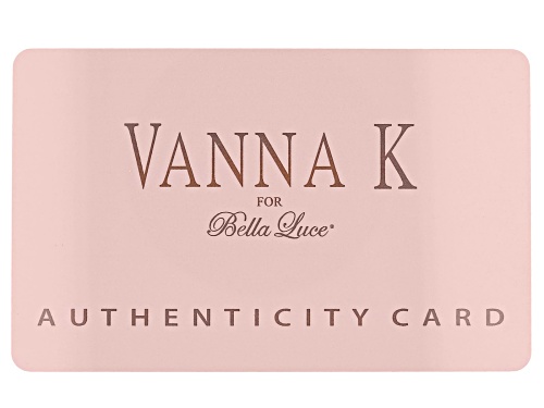 Vanna K™ For Bella Luce® 7.24ctw Emerald And White Diamond Simulants Platineve® Ring - Size 9
