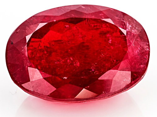 Brazilian Rhodonite 30.00ct 20.82x15.58x9.88mm Oval S.G.L. Report Appraised By Craig Lynch