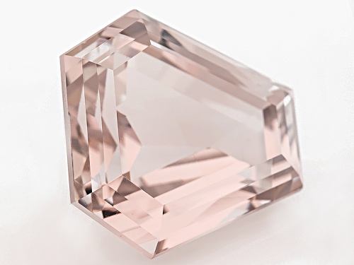 Nigerian Pink Tourmaline 35.99ct 21.39x21.12mm Shield Shape Step Cut Gemworld Verification Report
