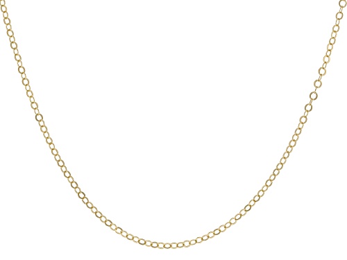 18k Yellow Gold Over Sterling Silver Rolo, Mirror, Paperclip, Box, and Singapore 18