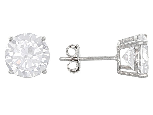 Bella Luce® 11.34ctw Rhodium Over Sterling Silver Ring and Earrings