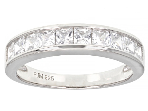 Bella Luce® 8.60ctw White Diamond Simulant Rhodium Over Sterling Silver 2 Ring Set(5.21ctw DEW) - Size 10
