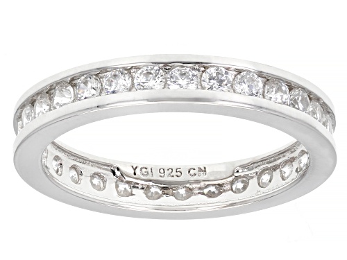 Bella Luce® 7.53ctw White Diamond Simulant Rhodium Over Sterling Silver Ring Set(4.56ctw DEW) - Size 8