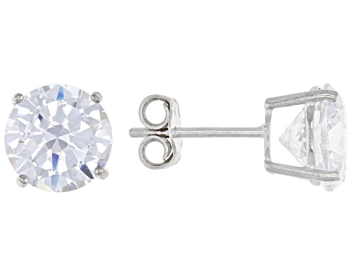 Bella Luce® 27.68ctw Multi Gem and Diamond Simulants Rhodium Over Silver Stud Earrings Set of 4