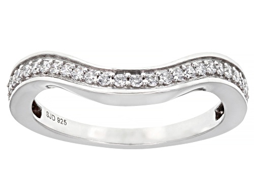 Charles Winston Bella Luce® 11.38ctw Diamond Simulant Platinum Over Silver Ring Set - Size 10