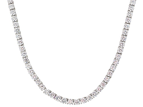 Bella Luce ® 62.00ctw Round Rhodium Over Sterling Silver Earrings, Bracelet And Necklace Set