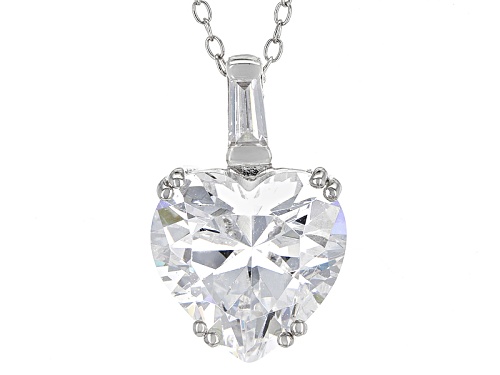 Bella Luce ® 33.00ctw Rhodium Over Sterling Silver Ring, Pendant With Chain, And Earrings