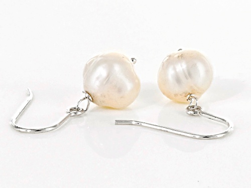 10-12mm Multi-Color Cultured Freshwater Pearl Sterling Silver 18, 24, 36 Inch Necklace & Earring Set