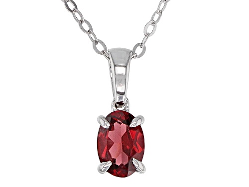 3.68ctw Raspberry Color Rhodolite Rhodium Over Sterling Silver Earring, Ring & Pendant w/ Chain Set