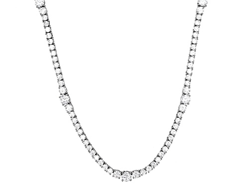 Bella Luce® 48.88ctw Diamond Simulant Rhodium Over Brass Necklace, Bracelet, and Earring Set of 5