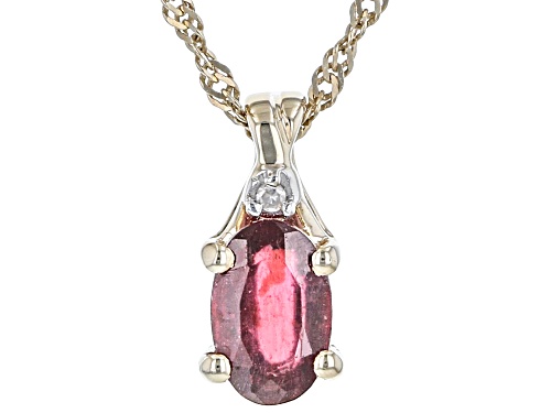 2.81ctw Mahaleo Ruby(R) And 0.02ctw Diamond 10k Yellow Gold Ring, Earring And Pendant Box Set