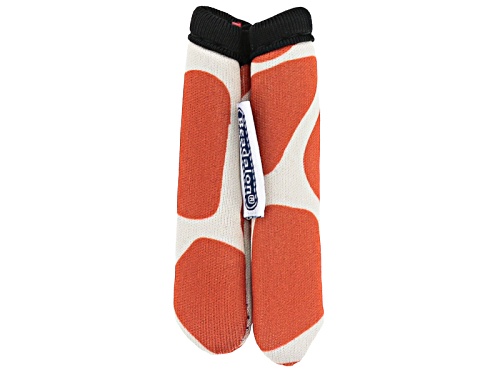 Fashion Grips ™ Orange Giraffe Pattern Set Of Five Covers Plus Tool Pouch