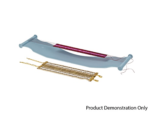 Jewel Loom Starter Kit Includes 2 Looms, Designer Beading Scissors, and Jewel Loom Needles Set of 18