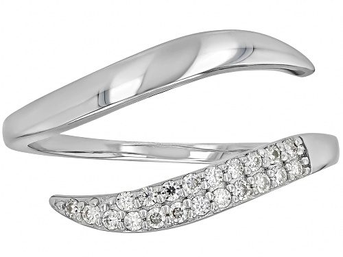 MOISSANITE FIRE® 1.16CTW DEW ROUND BRILLIANT PLATINEVE® RING AND BAND - Size 6