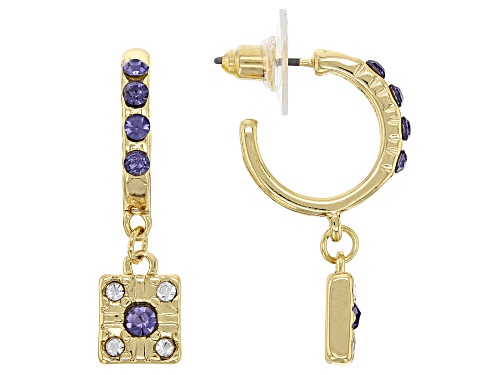 Off Park® Collection, Multi-Color Crystal Gold Tone Set of 6 Earrings