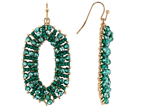 Off Park® Collection, Multi-Color Beaded Gold Tone Set of 3  Earrings