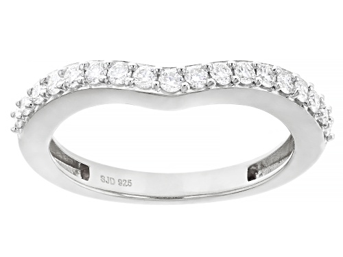Pre-Owned MOISSANITE FIRE® 1.52CTW DEW ROUND BRILLIANT PLATINEVE® RING AND BAND - Size 9