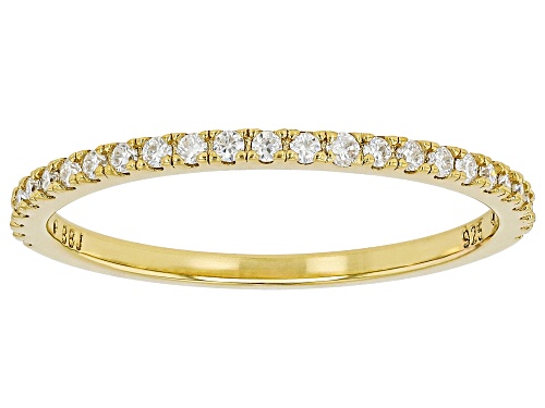 Pre-Owned MOISSANITE FIRE® 0.57CTW DEW 14K YELLOW GOLD OVER SILVER SET OF 3 RINGS - Size 6