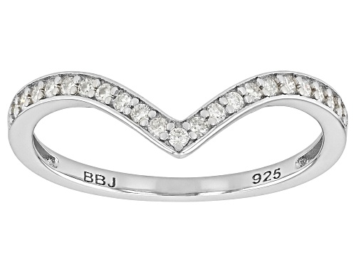 Pre-Owned Moissanite Fire® 3.01ctw DEW Square Princess cut and Round Brilliant Platineve® Ring and B - Size 7