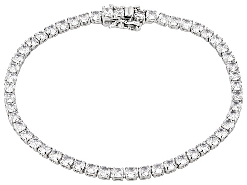 Pre-Owned Bella Luce® Ottone 59.97ctw White Diamond Simulant Rhodium Plated Bracelet Set of 4 - Size 8