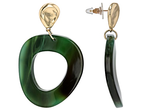 Paula Deen Jewelry™ Multi-Color Resin Gold Tone Set of 3  Earrings