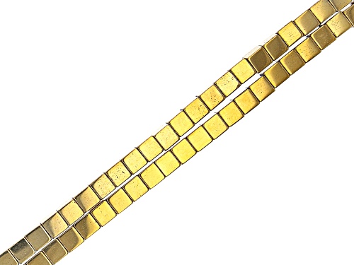 Pre-Owned Multi-Color Hematine in Assorted Shapes Bead Strand Set of 20 appx 15-16