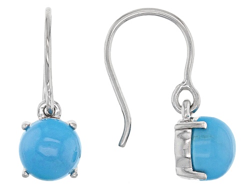 Southwest Style By Jtv™ Sleeping Beauty Turquoise Rhodium Over Silver Necklace & Dangle Earring Set