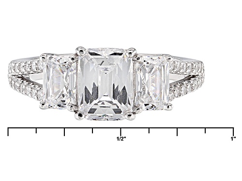 Tycoon For Bella Luce ® 4.95ctw Diamond Simulant Platineve® Ring (3.34ctw Dew) - Size 10