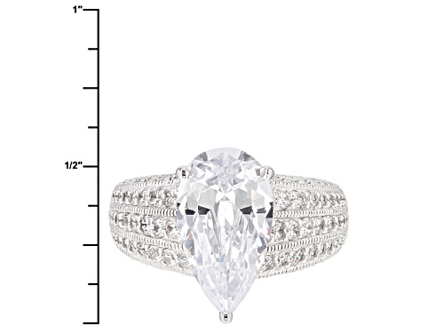 Vanna K ™ For Bella Luce ® 6.73ctw Platineve® Ring (4.46ctw Dew) - Size 10
