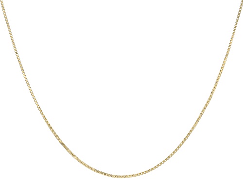 18k Yellow Gold Over Sterling Silver Rolo, Mirror, Paperclip, Box, and Singapore 18